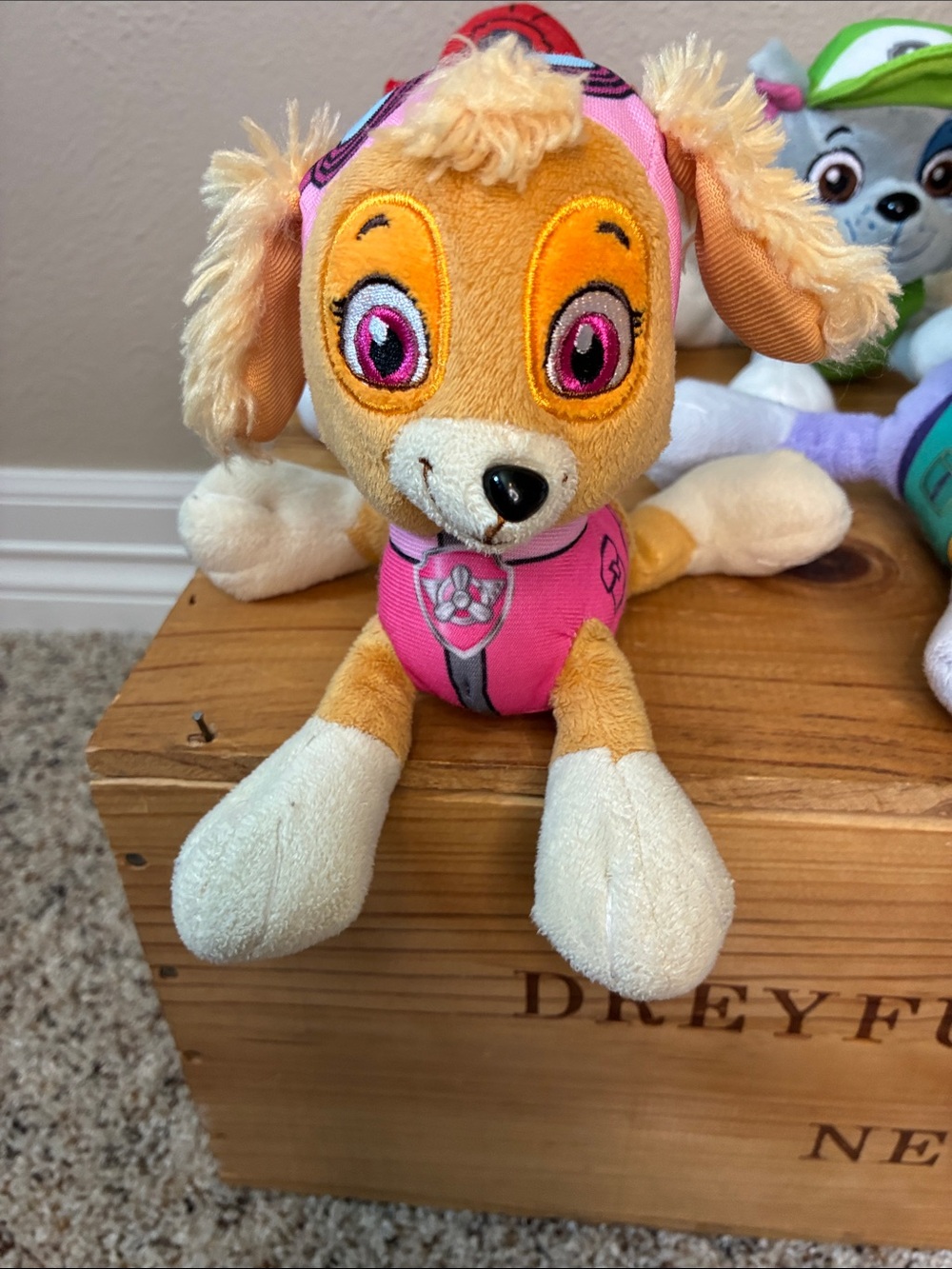 Paw Patrol Plush Pack - Pink, Blue, Yellow, Green, Red, Orange, Purple - Picture 2 of 8